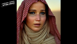 Jennifer Lawrence - image from the BBC AI quiz